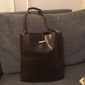 Longchamp crossbody leather bag